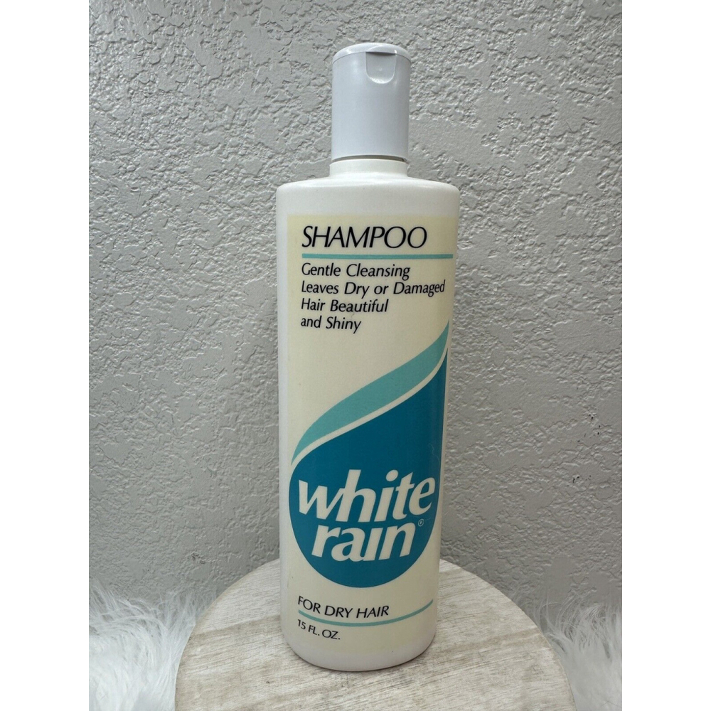 $23 🌙 RETIRED 1990 White Rain Shampoo For Dry Hair 15.oz (Prop) NOS FULL